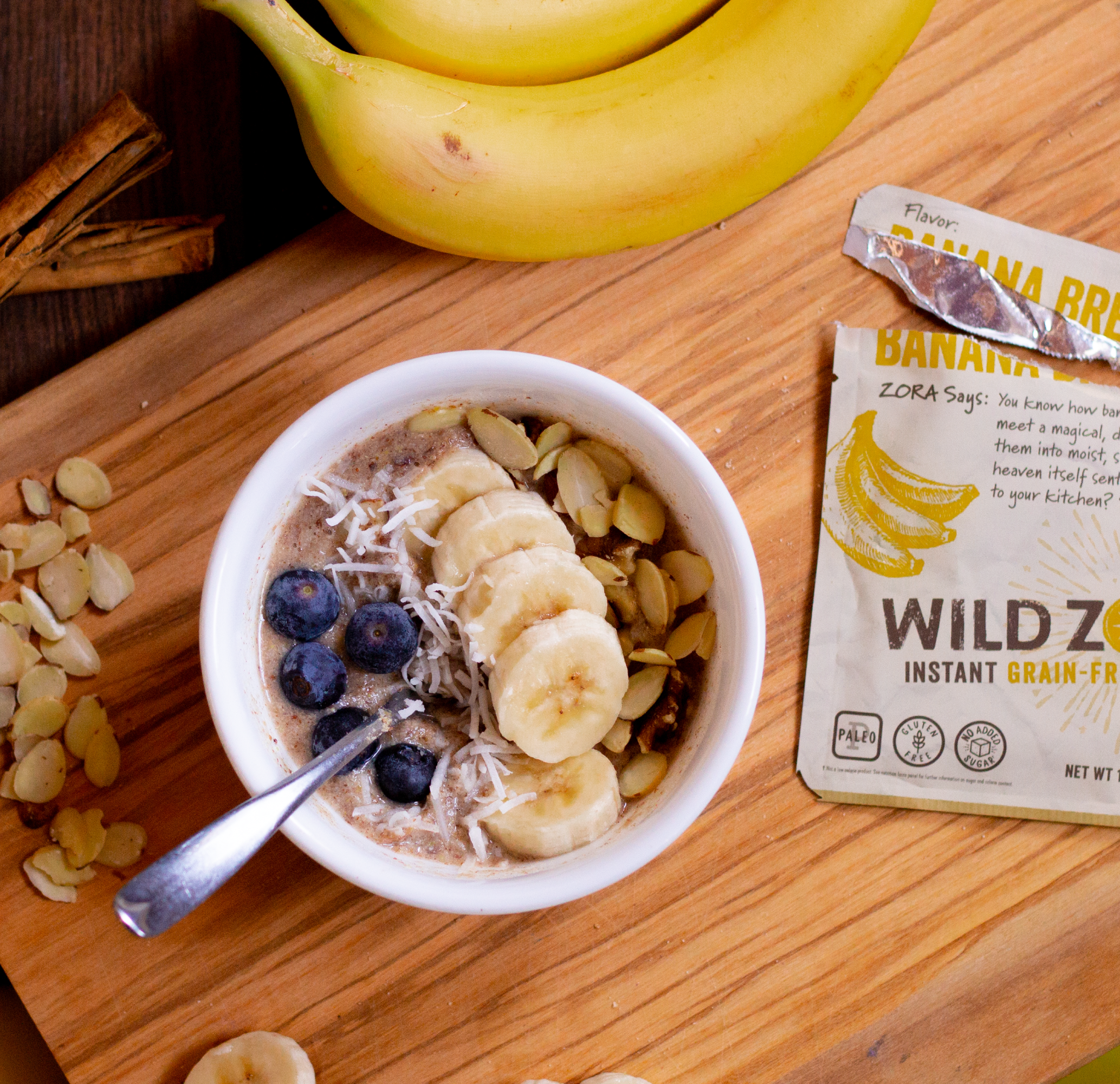 Wild Zora Banana Bread Cereal | Keto Banana Bread.