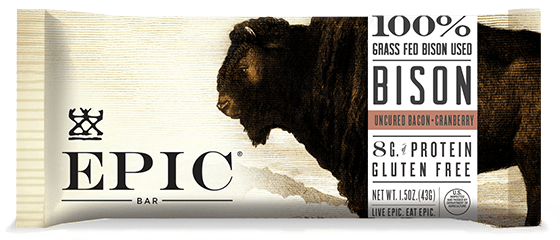Epic - Bar Bison Uncrd Bcn Crbry - Case of 8-5.2 OZ, 8 ct / 5.2 oz