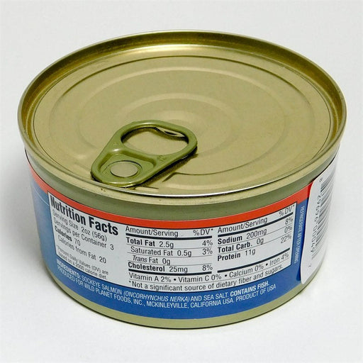 Canned Sockeye Salmon - Wild Planet Foods