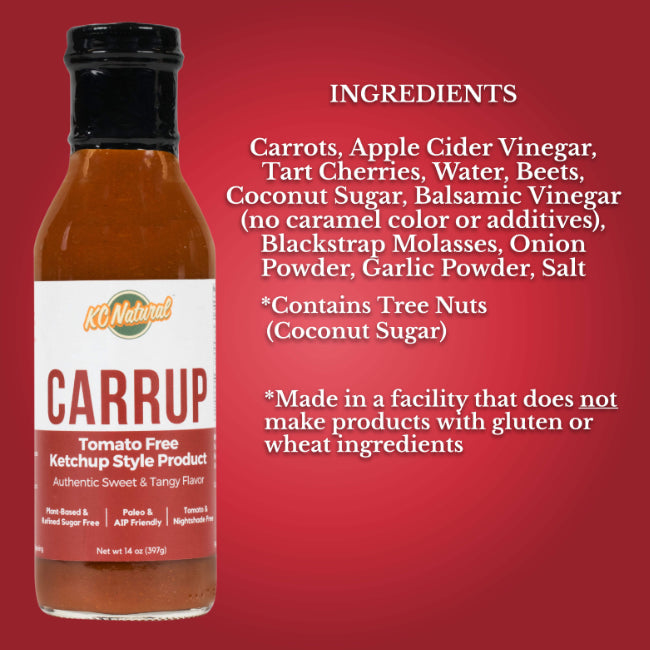 KC Natural // Carrup Tomato-Free Ketchup 14 oz