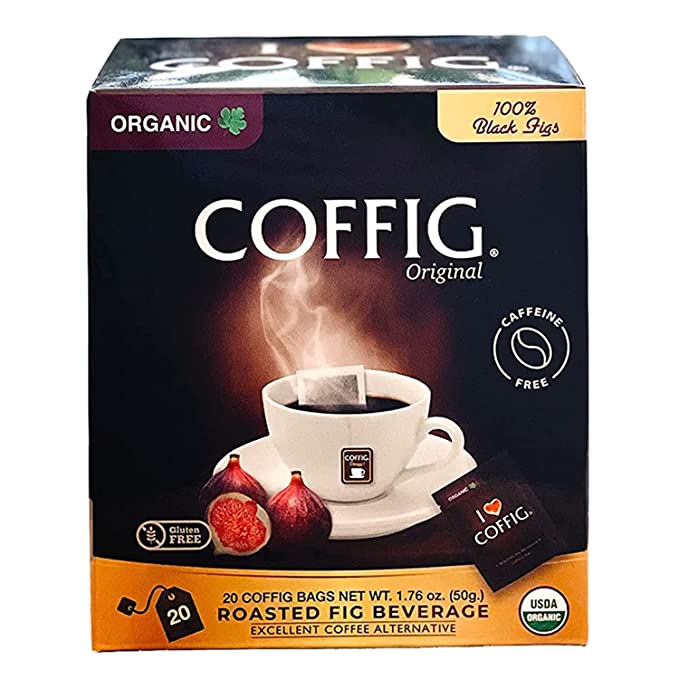 COFFIG Original // Organic Roasted Fig Coffee Alternative, Carton of 2 ...