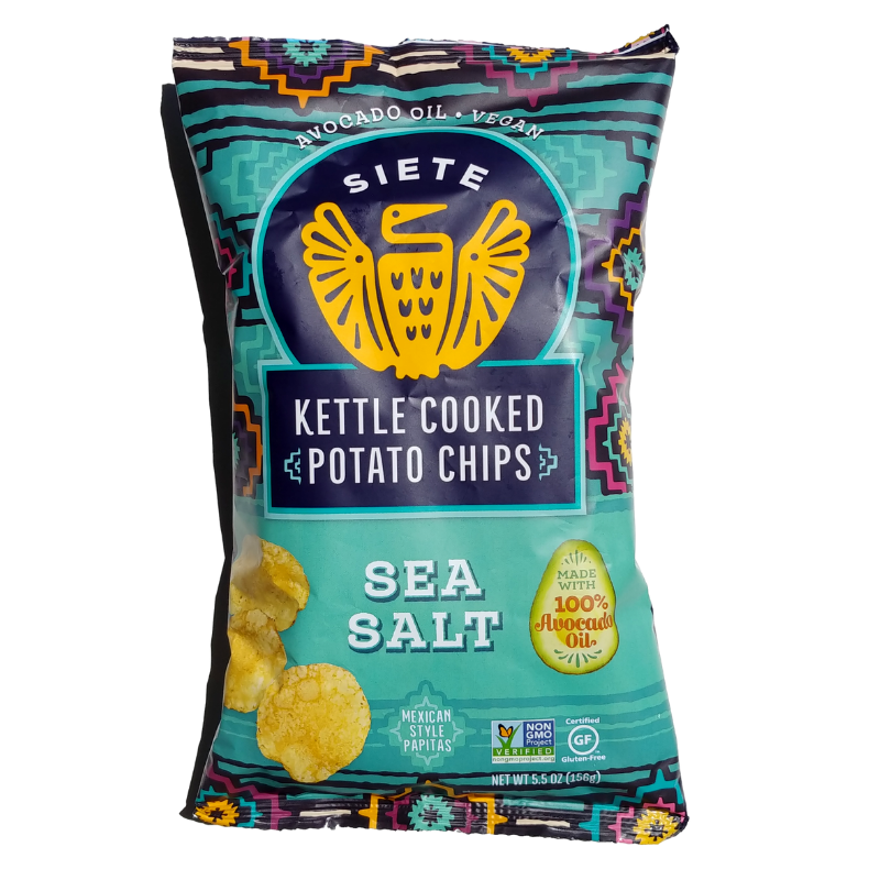 Siete // Kettle Cooked Potato Chips Sea Salt 5.5 oz