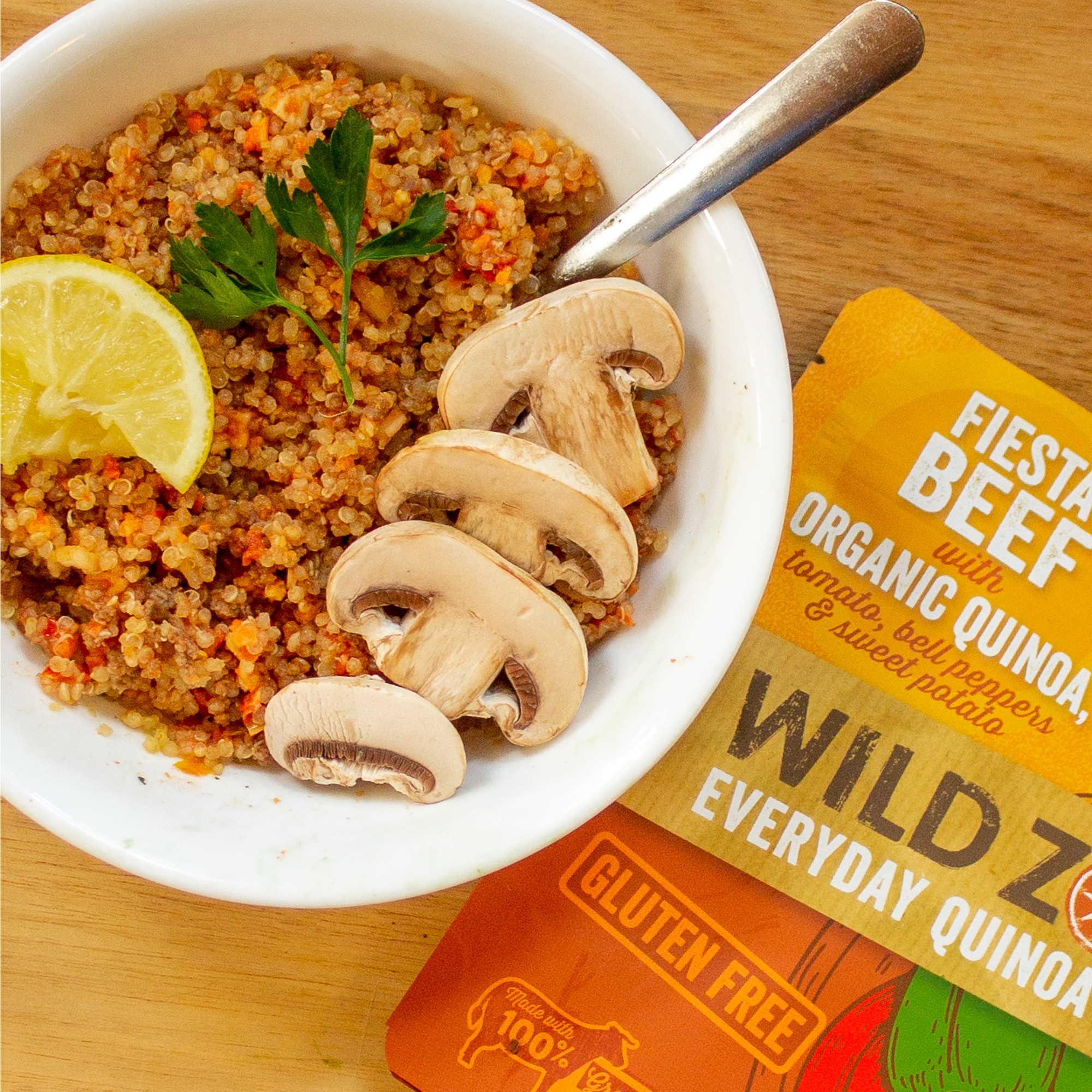 Wild Zora // Quick Quinoa Meal - Fiesta Beef with Tomato, Bell Peppers & Sweet Potato 3 oz