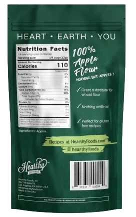 Hearthy Foods // Apple Flour 16 oz