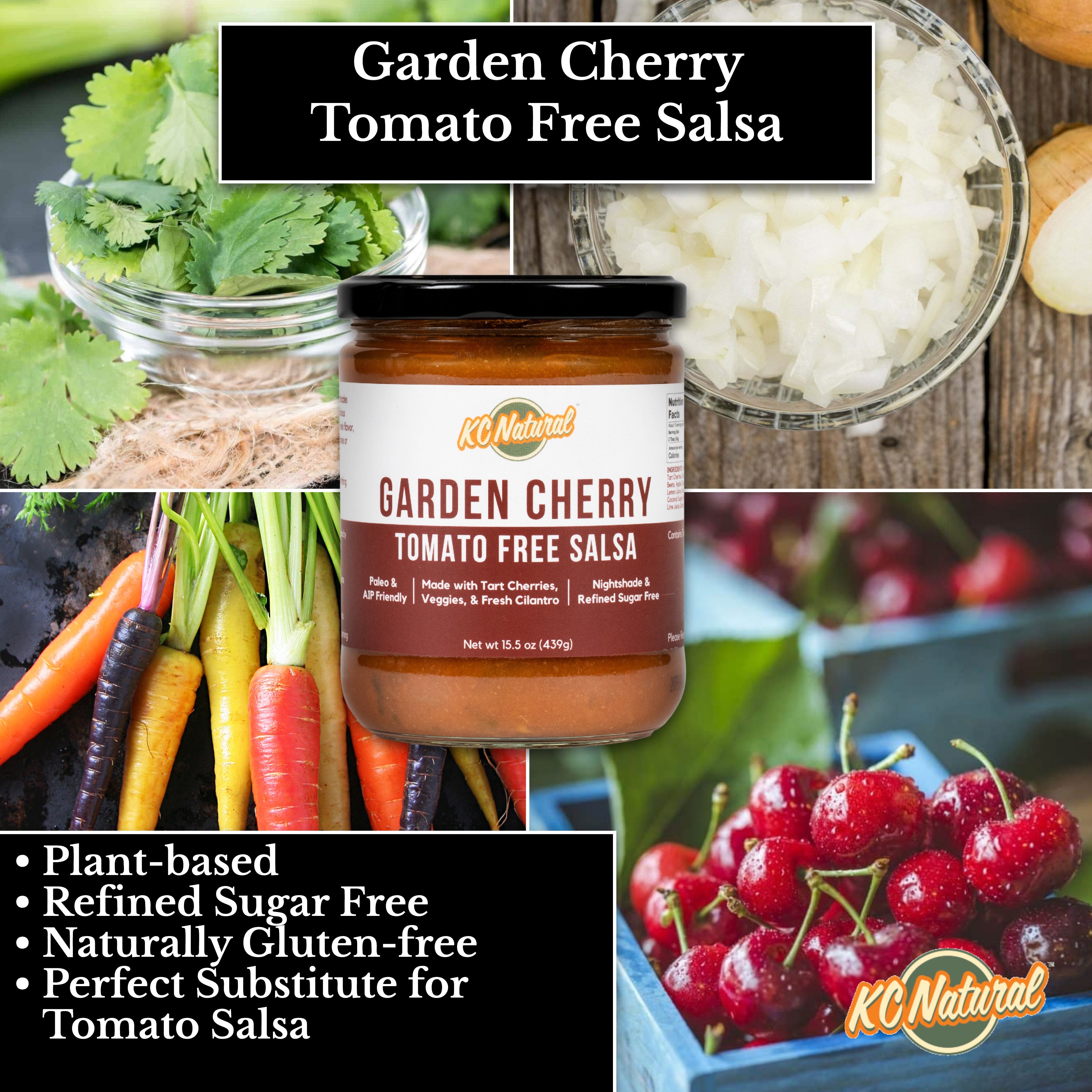KC Natural // Garden Cherry Tomato-Free Salsa 15.5 oz