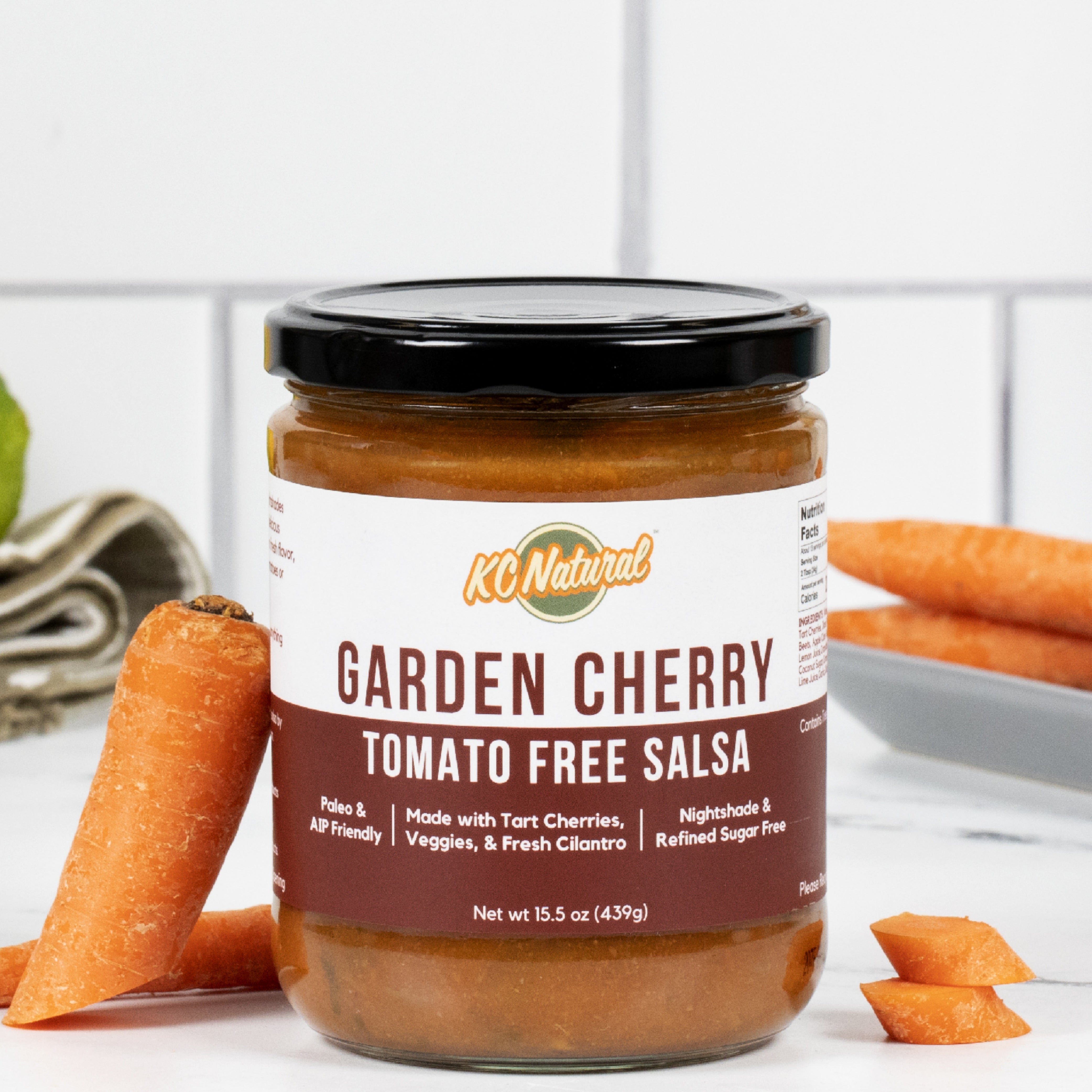 KC Natural // Garden Cherry Tomato-Free Salsa 15.5 oz