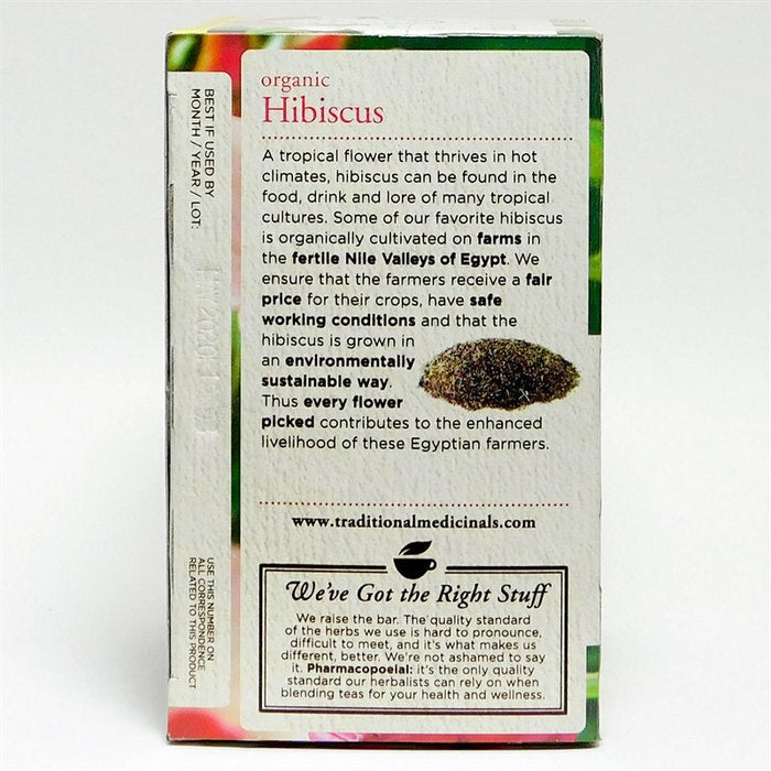 Traditional Medicinals - Organic Hibiscus Tea 16 Bags // ShopAIP