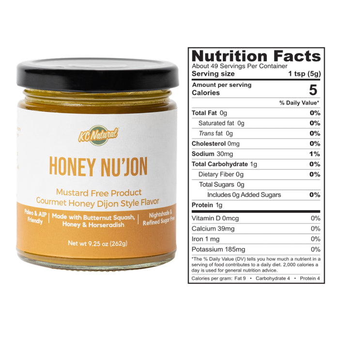 KC Natural // Honey Nu'Jon - Mustard Free  - 9.5 oz