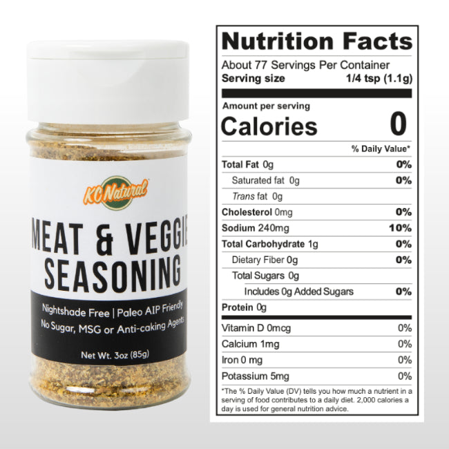 KC Natural // Meat & Veggie All Purpose Seasoning 3 oz