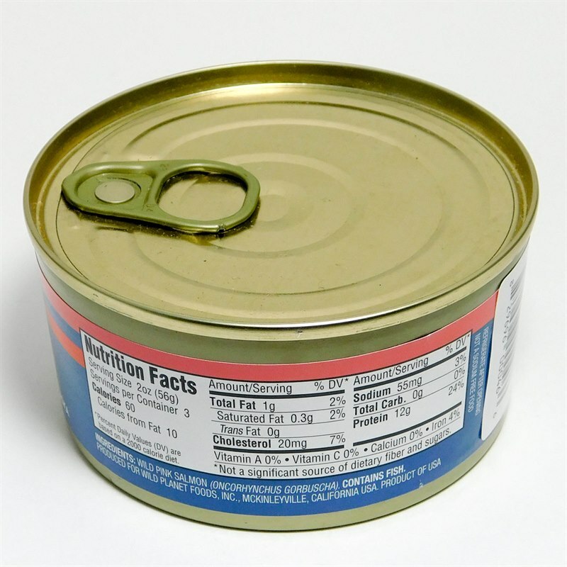 Wild Planet // Alaskan Pink Salmon No Salt 6 oz