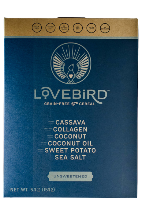 Lovebird // Rise and Fly Unsweetened Cereal 5.4 oz