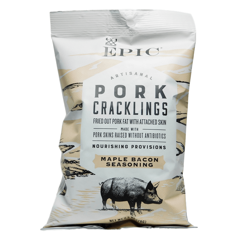 Epic Maple Bacon Pork Crackling 2.5 oz // ShopAIP Healthy Foods