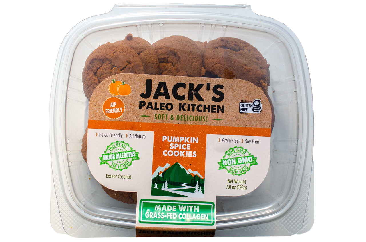 Jack's Paleo Kitchen // Pumpkin Spice Cookies 7 oz (12 Cookies)