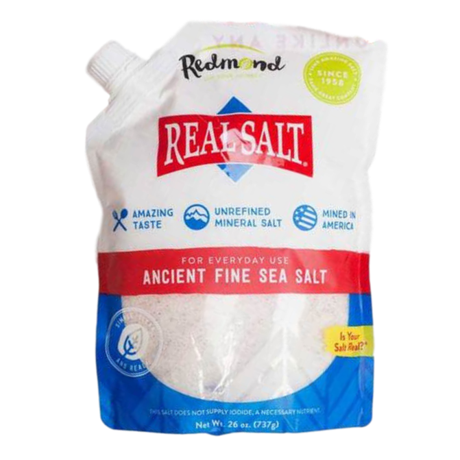 Real Salt // Ancient Fine Sea Salt 26 oz // ShopAIP Healthy Foods