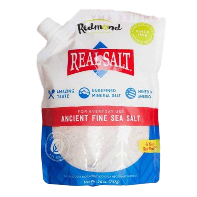 Real Salt // Ancient Fine Sea Salt  26 oz