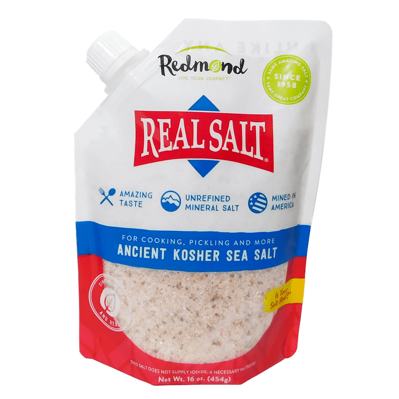 Redmond // Real Salt Kosher Sea Salt Pouch 16 oz
