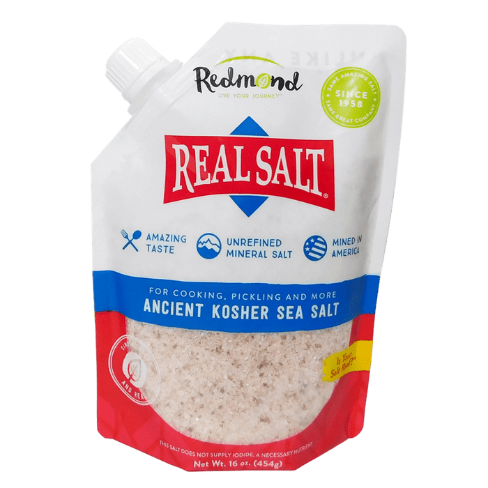 Real Salt // Kosher Sea Salt Pouch 16 oz