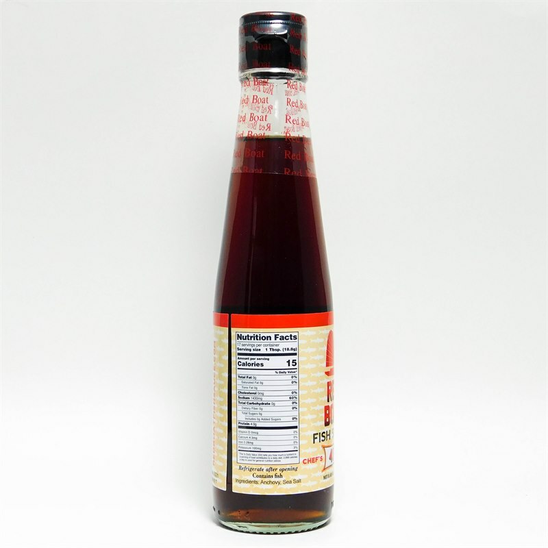 Red Boat Fish Sauce nutrition facts.