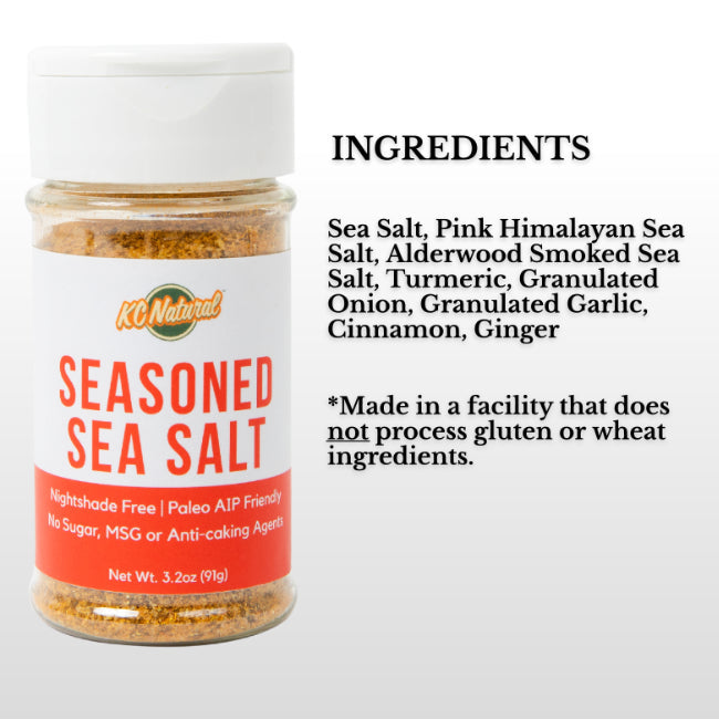 KC Natural // Seasoned Sea Salt 3.2 oz