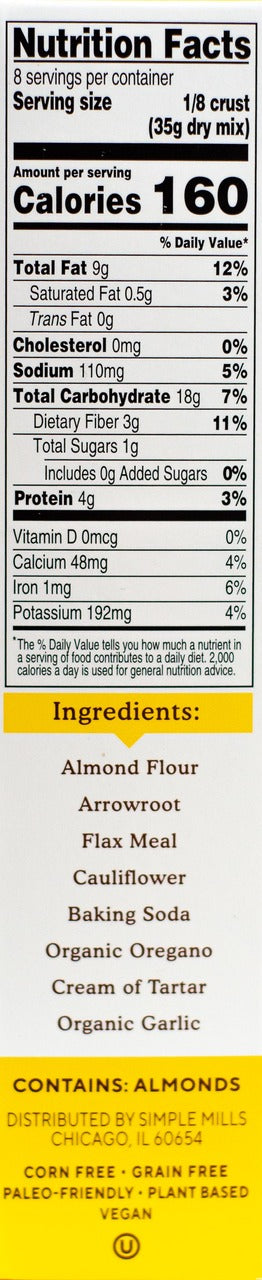 Simple Mills // Pizza Dough Almond Flour Mix 9.8 oz
