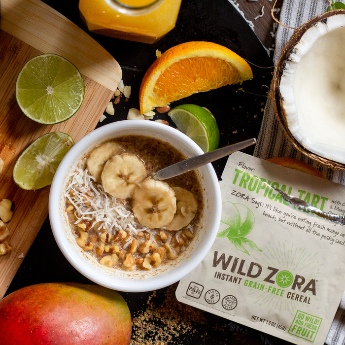 Wild Zora // Instant Grain-Free Hot Cereal Tropical Tart 1.6 oz
